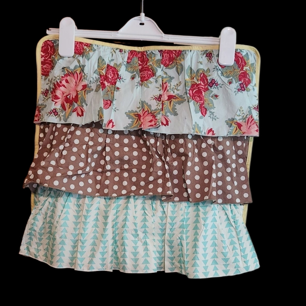 Matilda Jane Floral and Polka Dot Pillow Cover Shabby Chic